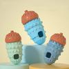 Bite Resistant Pet Leakage Food Toys TRP Pinecone Shape Dog Chew Balls Durable Tooth Cleaning Toy Relieve Boredom