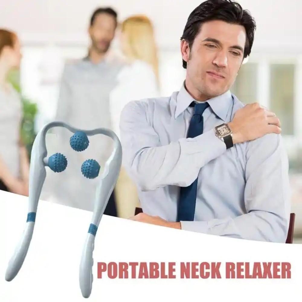 Three-level Adjustment Neck Massager Roller Electric Shoulder Massage Tool  Dredge Kneading