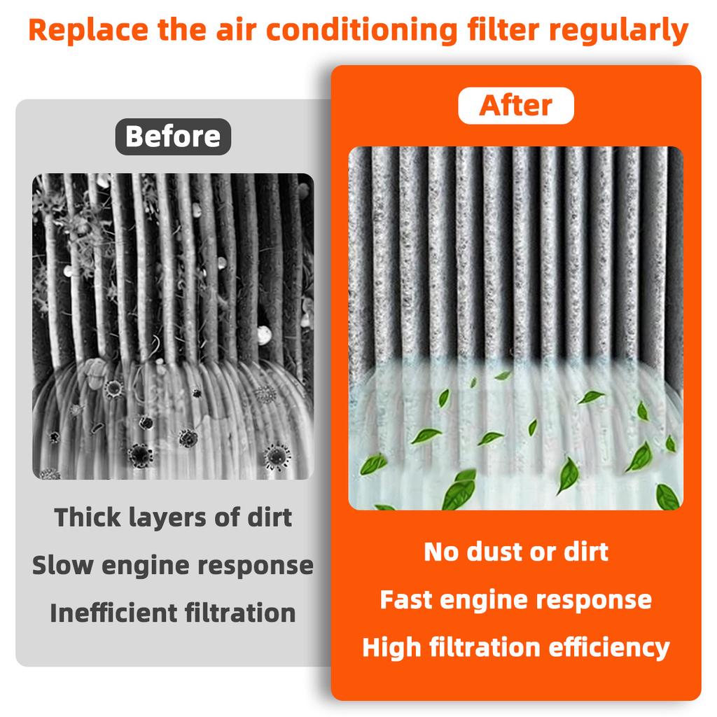 YONGRUN 1/2/5PCS Car air filter Is Suitable For Nissan/Subaru/Mazda 16546-0Z000 1AMFA00039 FA-1884 FA-1884 CA10242 5176WS XA5699