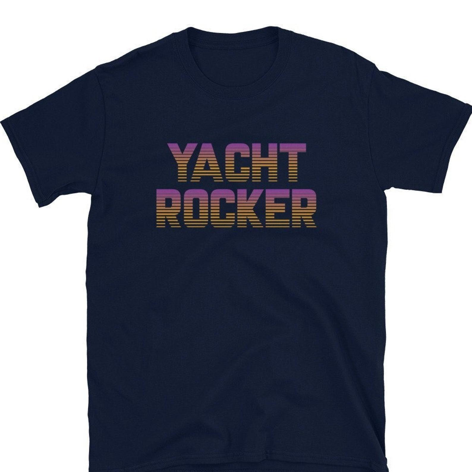 Yacht Rock T-Shirt: Retro Nautical Sailing Gift, Unisex Tee 4XL