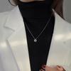 Full Diamond Star Necklace Women's Versatile High-end Light Luxury Sweater Chain Pendant Zircon Collarbone Chain