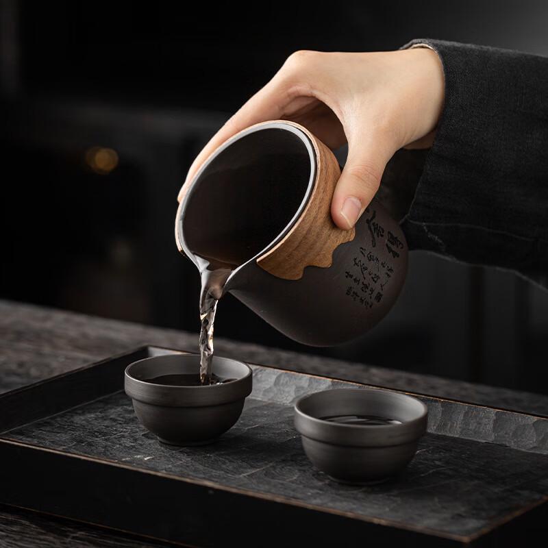 Changqi Zisha Ceramic Portable Travel Tea Set