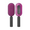 New Self Cleaning 3D Air Cushion Massager Hair Brush Airbag Massage Comb Brush Electroplated Detangling Anti Static Hairbrush