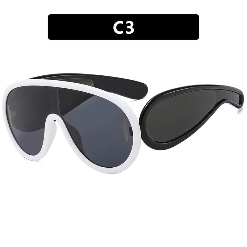 New Summer Women Vintage Sunglasses Y2K Fashion Oval Sun Glasses UV400 Protection Street Style Eyewear