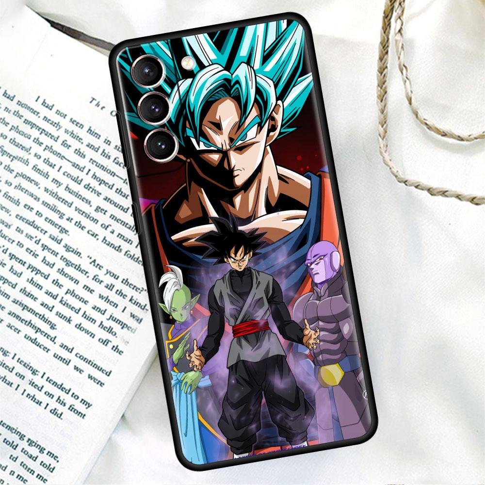 

Phone Black Soft Case For Samsung Galaxy S22 S21 S20 Ultra FE S9 S8 S10 Plus Note 20 10 9 Fundas Cover Toriyama Dragons Anime Samsung Note 9