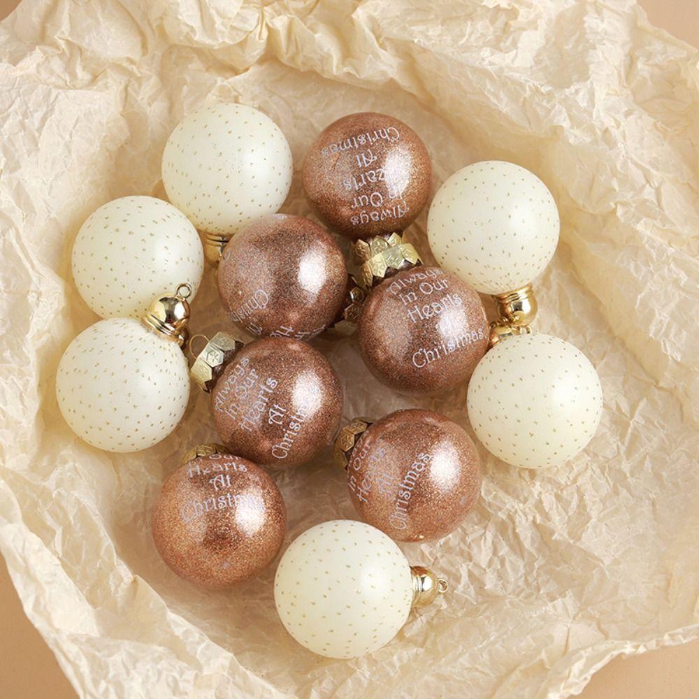 

Big Christmas Tree Pendant Shatterproof Hanging Ornament Crafts Christmas Ball Party Style 7