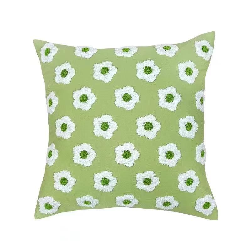 Ins Wind Tulip Pillow Living Room Sofa Pillow Bedhead Waist Pillow Pink Cute Pumpkin Home Cushion Atmosphere Decoration