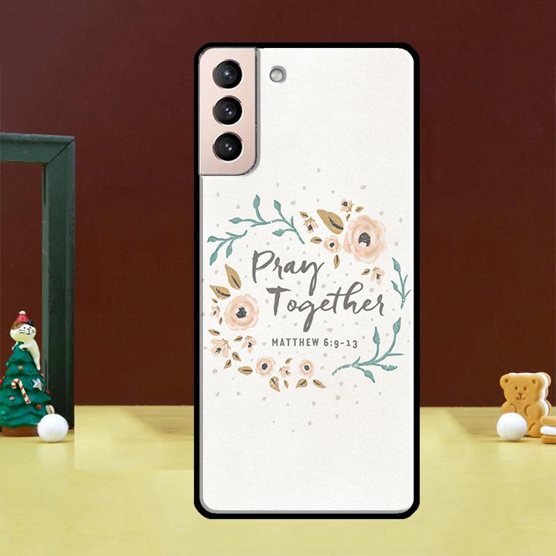 Bible Verse Quotes Phone Case For Samsung Galaxy S25 Ultra S20 S21 S22 S23 S24 Ultra S24 FE S9 S10 Plus Cover