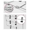 The Multi-layer Clothes Rack Comes With 12 Clips Convenient Storing Clothes Such As Folded Pants And Does Not Take Up Space
