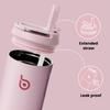 BOTTLE 750ml Water Bottle for Vacuum Stainless Light Pink Kids, Straw-Free Drinking, Insulated, Insulated, Steel, Portable, 0.75L,