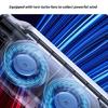 Car Back Quiet Ventilation Fan Cooling Fan for SUV Vehicle 3 Speeds Adjustable Car Headrest Air Fan USB Powered Fan
