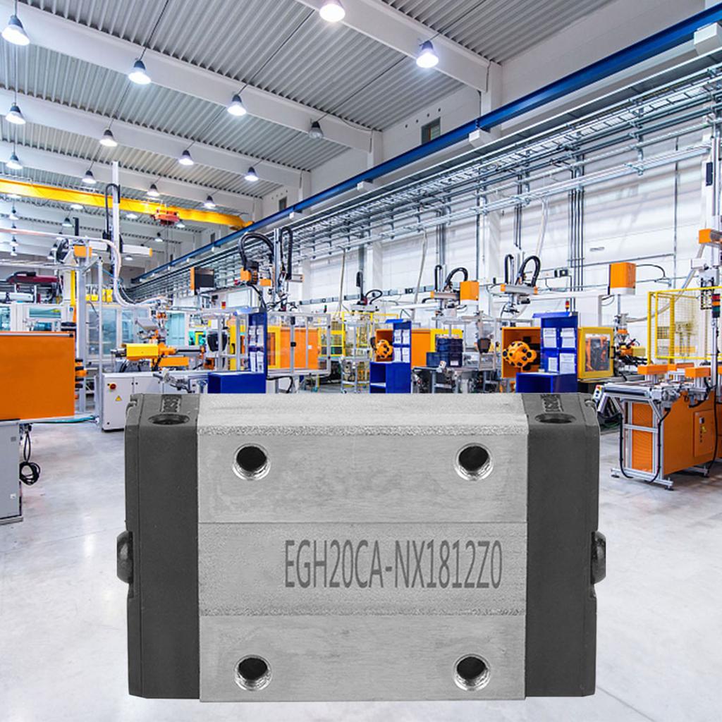 1pcs EGH20CA Mini Linear Motion Guide Rail Block Slider Bearing Steel Sliding Blocks