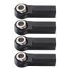 4PCS Metal   Joint Alloy for 1/10 Model Car 7.0mm Diameter M4 Thrd RC Car   Joint 4 Straight