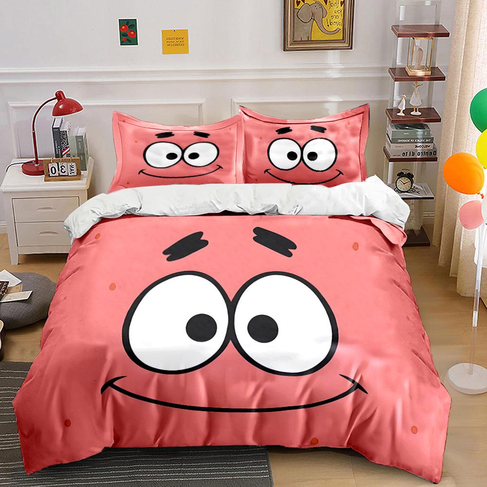 Smiling Cartoon Face Pattern. Bedding Sets Duvet Cover Sets Duvet Covers Pillowcases(1 * Duvet Cover 2 * Pillowcases Without Duvet Insert)