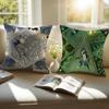 1Pcs R-Rise Of The Guardians Arts Icons Cushion Cover Pillowcase Short Plush Invisible Zipper Room Sofa Cushion Cover