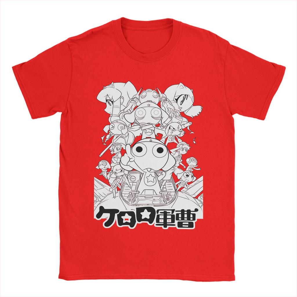 Keroro manga Printed T Shirts Men Women  Cotton  Tee Shirt Clothing