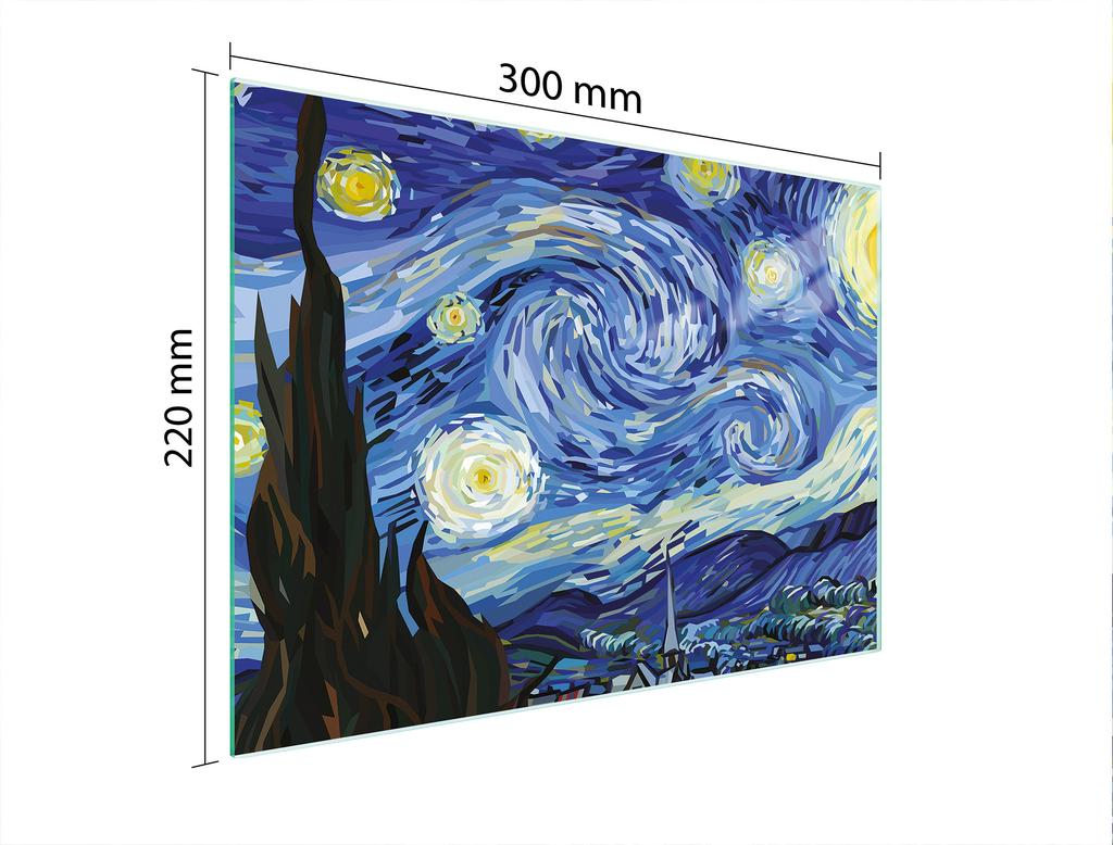 SZKLANA DESKA DO KROEJNIA 30x22 SZTUKA