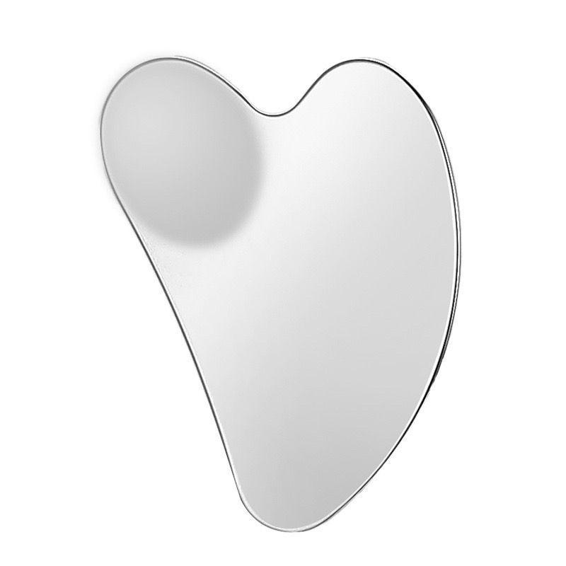 Stainless Steel Large Gua Sha Board & Spatula Facial Beauty Tool