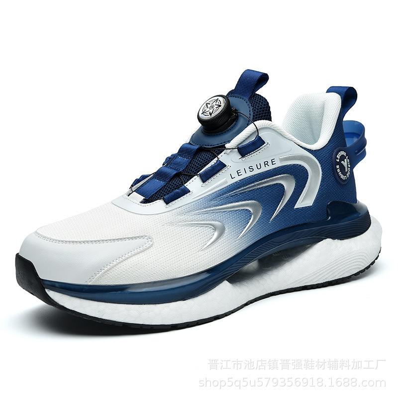 

Весенние новые настоящие кроссовки с вращающимися кнопками и попкорном, кроссовки с мягкой подошвой, амортизирующие, модная универсальная повседневная обувь 38