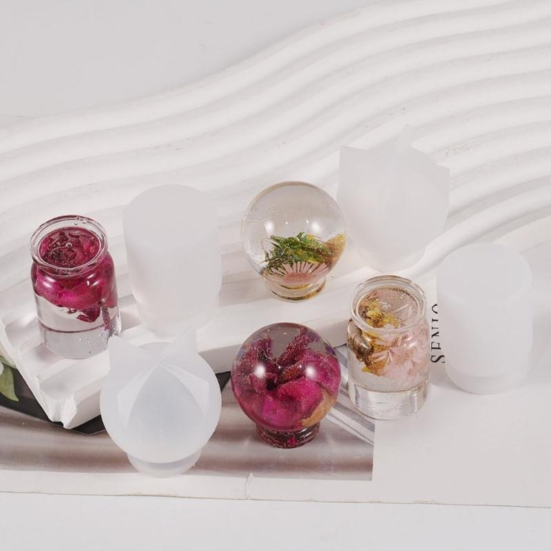 Silikon-Bastelformen, lebensmittelechte Flaschen, geformte Silikon-Tonformen, Silikonmaterial, perfekt für Heimwerkerarbeiten und Backen