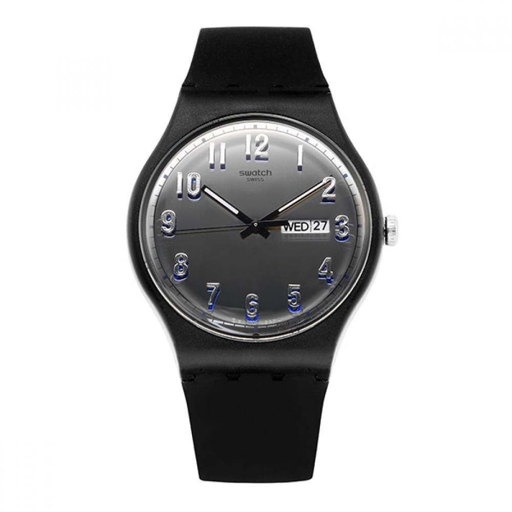 

Часы мужские из уретана SWatch Suob718 Secret Service SUOB718