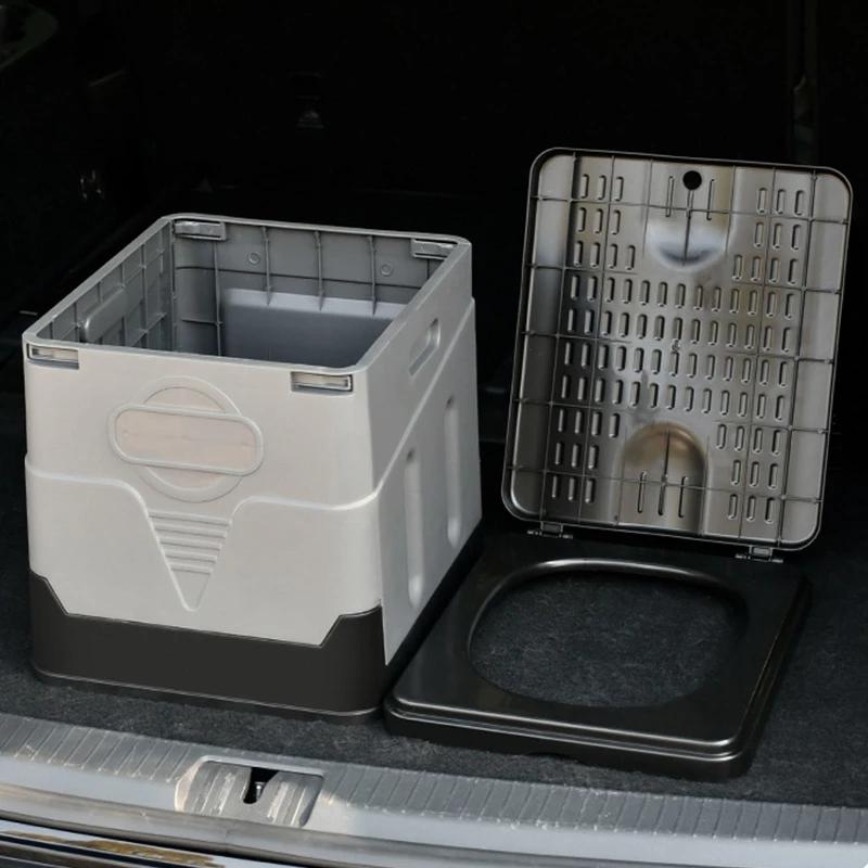 Outdoor Emergency Toilet for Camping Hygiene & Sanitation Portable Foldable Potty for Car Travel Hiking Fishing Long Trips