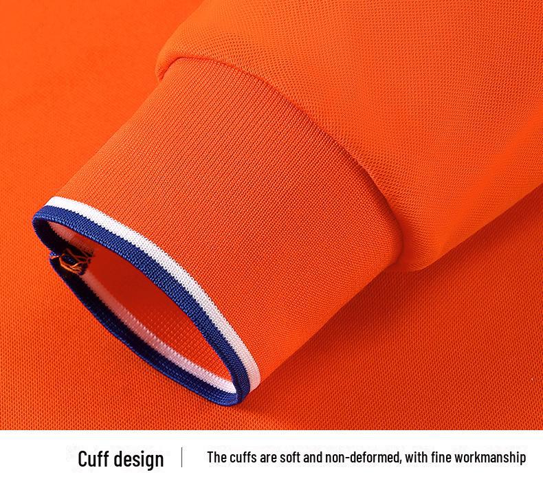 Polo Shirt with Custom Logo, Long-Sleeve, Autumn/Winter, Cultural Ad Shirt