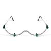 Fashion Rhinestone Eyeglass Frame for Women - Exaggerated Metal Design