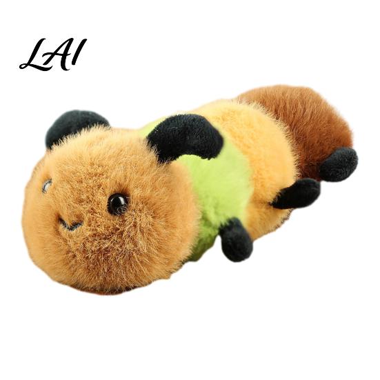 Emotional Support Plush Cuddly Insect Keychain Soft Stuffed Animal Keyring Toy Comforting