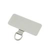Stainless Steel Mobile Phone Lanyard Clip with Ultra-Thin Protective Film for Outdoor Sports.