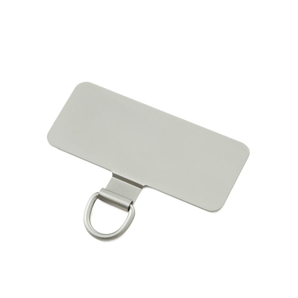 Stainless Steel Mobile Phone Lanyard Clip with Ultra-Thin Protective Film for Outdoor Sports.