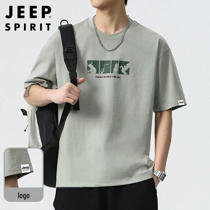 JEEP SPIRIT Men s Loose Fit Short Sleeve T-Shirt XL