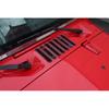 Carbon Fiber Hood Vent Cover Cowl Panel Vent Trim For Jeep Wrangler JK 2007-2017