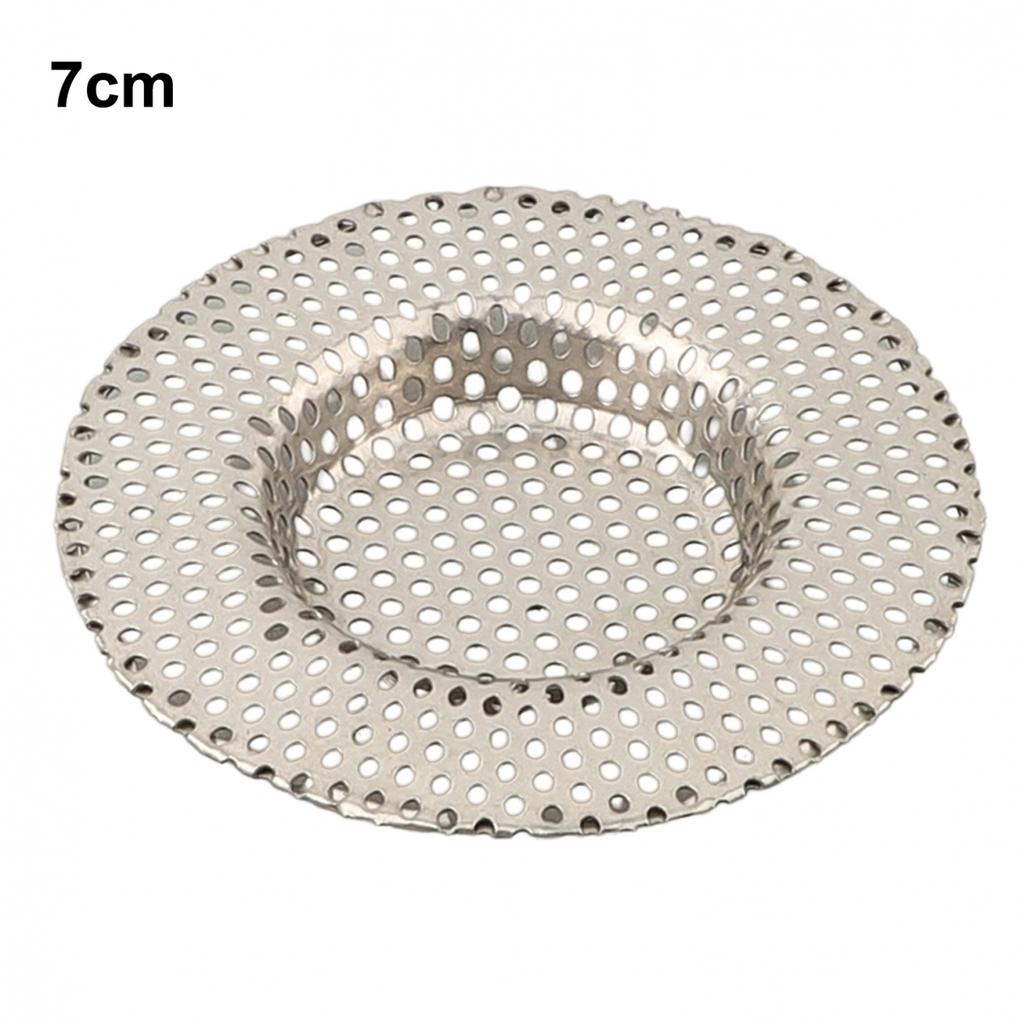 Bathtub Sink Shower Food Hair Catcher Drain-Plug Filter Strainer Stainless Steel