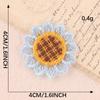 Computer Embroidery Label Can Be Sunflower Flower Cloth Label Clothing Accessories Hand Account Diy Accessories Accessories Embroidery Cloth Sticker