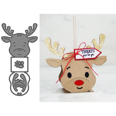 Deer Box Metal Cutting Dies DIY Scrapbook Emboss Paper Cards Craft