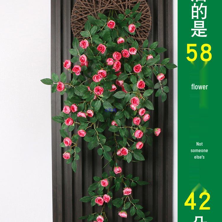 Rose Vine Artificial Wall Hanging Decor