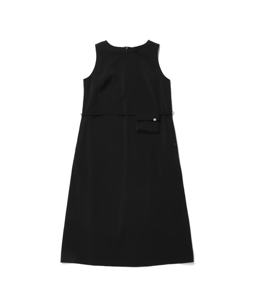 Snow Peak Apparel Root Women'S Sleeveless Dress (S26Mwrop65) Black