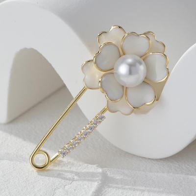 Senior Brooches Flower Leaf Brooch Pins for Women Suit Pendant  Fashion Brooches Jewelry