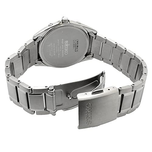 [Seiko Watch] Men's Seiko Selection Titanium Solar Radio-Controlled Watch SBTM227 Silver