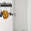 Metal Welcome Hook Key Hanger Modern Home Decor Waterproof Rustproof Durable Birthday Gift