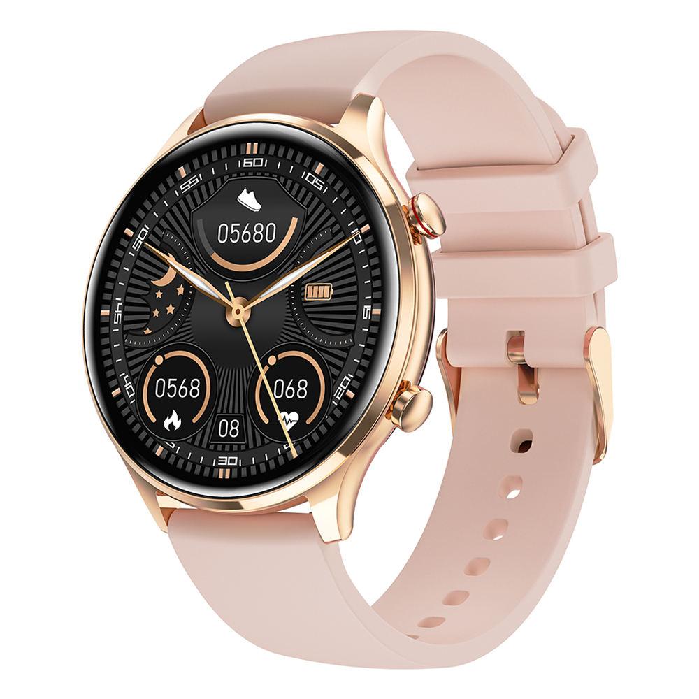 AK50 Unisex Smart Watch 1.32inch IPS Display IP68 Waterproof Alloy Case Silica Gel Band Blood Oxygen Sleep Monitoring Health