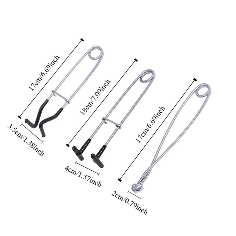 3PCS High Elastic Spring Fish Mouth Spreader Fish Jaw Spreader for Fishing Enthusiasts