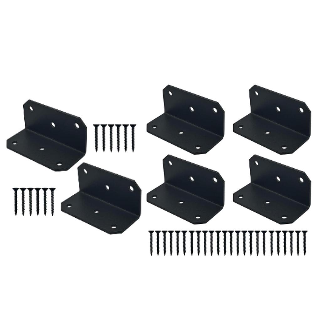 L Bracket Accessories Metal Joint Fastener 90 Degree Corner Brace Corner Bracket for Tables Furniture DIY Projects Desk Wood