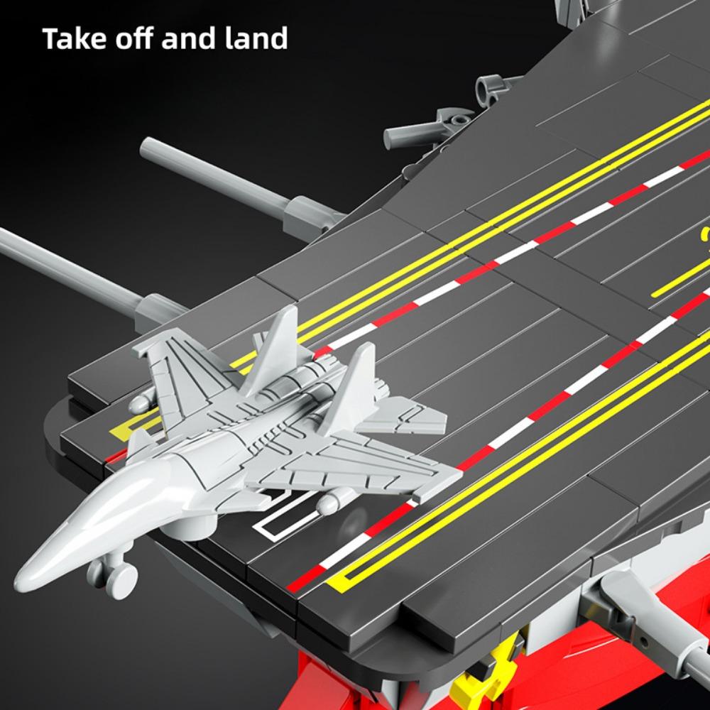 1806Pcs Fujian 003 Aircraft Carrier Building Blocks Military Battleship Brick Weapon Warship For Boy Children'S Ideal Toy Gifts
