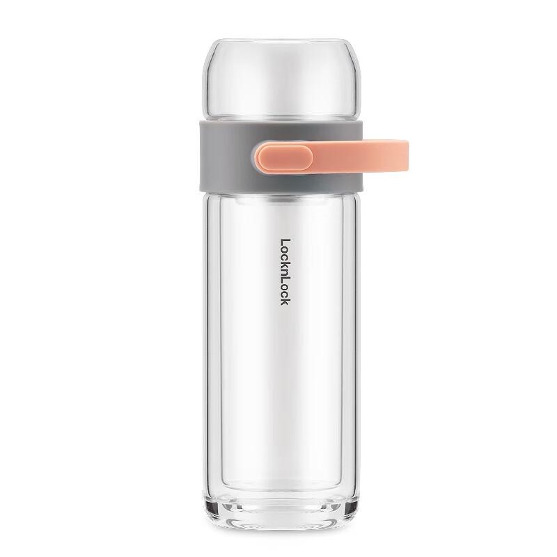 LocknLock Tea Infuser Double-Layer Glass Bottle