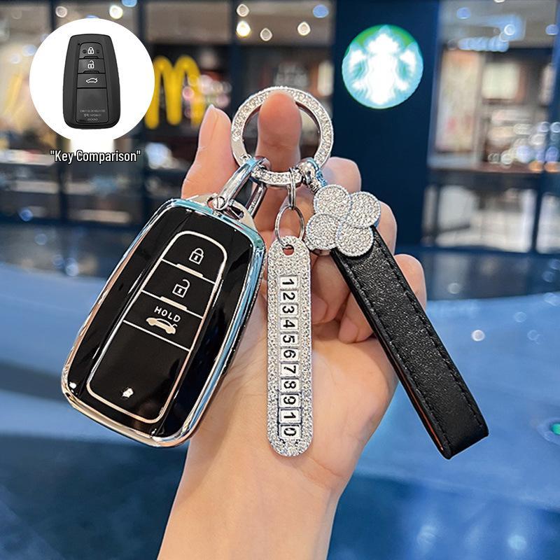 Women’s Key Covers for Toyota: Corolla, Camry, Levin, Avalon, Highlander, RAV4, and CHR.