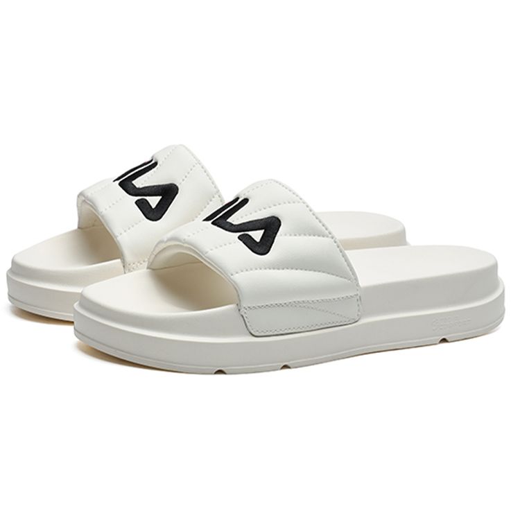 Fila Drifter Casual Sports Thick Sole Anti-Wear Slide Sandals Women Footwear White F12W226504FGD
