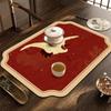 Heat Resistant Non-Slip Quick Dry Drain Mat Dish Drying Mat Diatom Mud Tableware Pad Absorbent