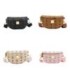 Bear Print Cute Casual Single Shoulder Crossbody Chest Bag Kids Fashion Gift